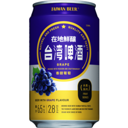 Photo of Tb Taiwan Fruit Grape Beer 330ml