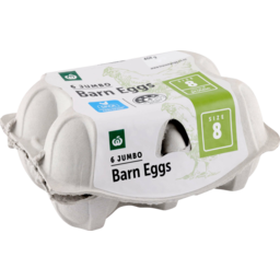Photo of Woolworths Barn Eggs Jumbo Size 8pk