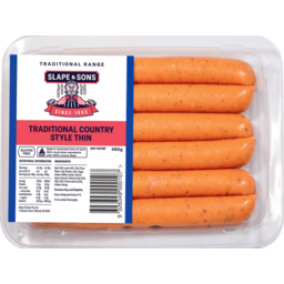 Photo of Slape & Sons Country Style Thin Sausages