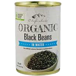Photo of Chefs Choice Organic Black Beans 400gm