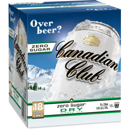 Photo of Canadian Club 4.8% Zero Sugar 18x330ml Cans