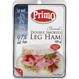 Photo of Primo Shaved Double Smoked Leg Ham 100gm