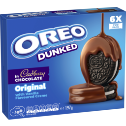 Photo of Oreo Dunked In Cadbury Chocolate Original 6 Pack 197g 197g