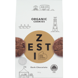 Photo of Zesti Organic Cookies Dark Chocolate 180g