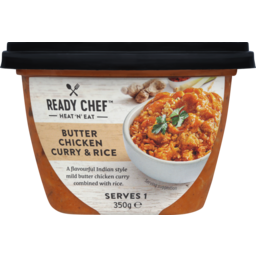 Photo of Ready Chef Heat 'N' Eat Butter Chicken Curry & Rice 350g