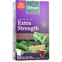 Photo of Dilmah Premium Extra Strength Ceylon Tea Bags 50pk