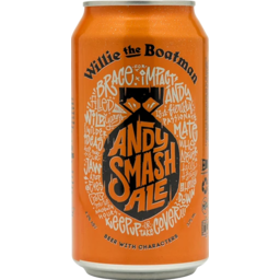Photo of Willie The Boatman Andy Smash Ale Can 375ml
