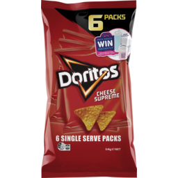 Photo of Chips, Doritos Cheese Supreme 6-pack