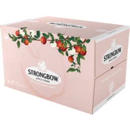 Photo of Strongbow Blossom Rosé Sparkling Apple Cider Stubbies