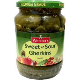 Photo of Werner's Sweet & Sour Gherkins