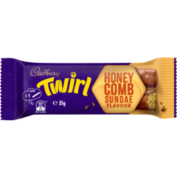 Photo of Cadbury Twirl Honeycomb Sundae Chocoate Bar 35g