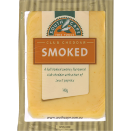 Photo of South Cape Smoked Club Cheddar 140gm