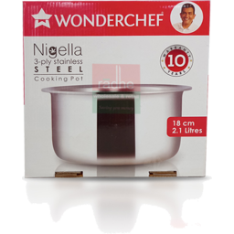 Photo of Wonder Chef  Nigella Stailnless Steel Cooking Pot Triply 18cm 2.1L