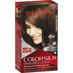 Photo of Revlon Color Silk Hair Colour 47 Medium Rich Brown 