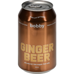 Photo of BOBBY DRINKS Bobby Prebiotic Soft Drink Ginger Beer 330ml