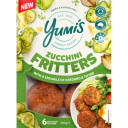 Photo of Yumis Zucchini Fritters With A Sprinkle Of Oregano & Thyme 260g