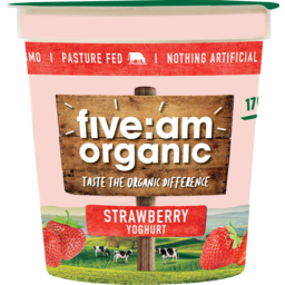 Photo of Fiveam Organic Strawberry Yoghurt 170g 170g