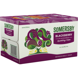 Photo of Somersby Cider Blackberry 330ml 24 Pack