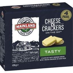 Photo of Mainland On The Go Tasty Cheddar Cheese & Crackers 120gm