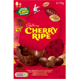 Photo of Easter Cadbury Egg Giftbox Cherry Ripe 171gm
