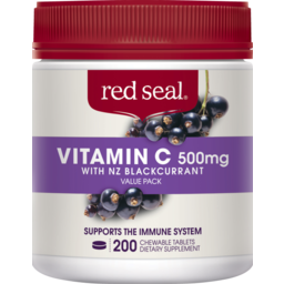Photo of Red Seal Vitamin C 500mg with NZ Blackcurrant 200 Pack