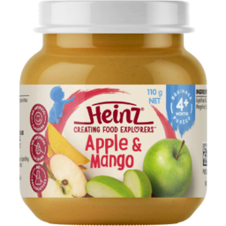 Photo of Heinz Apple & Mango 4+ Months Pureed Baby Food