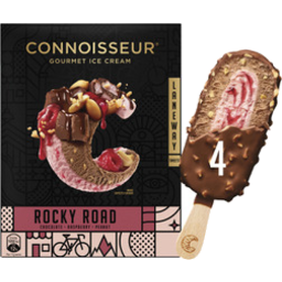 Photo of Connoisseur Rocky Road Ice Creams 4pk