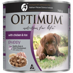 Photo of Optimum Puppy With Chicken & Rice Dog Food 700g