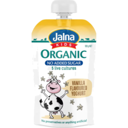 Photo of Jalna Yoghurt Organic Vanilla Pouch