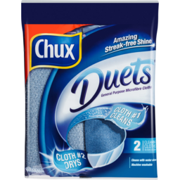 Photo of Chux Duets Cleaning Cloths 2-pack