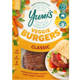 Photo of Yumis Classic Veggie Burger 220g