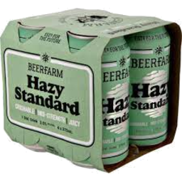 Photo of Beerfarm Hazy Standard 4pk Cans 375ml