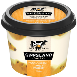 Photo of Gippsland Dairy Passionfruit Twist Yogurt