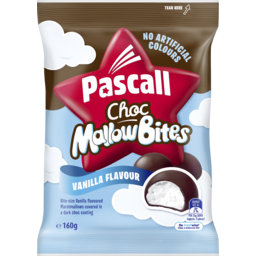 Photo of Pascall Choc Marshmallow Bites Vanilla Lollies