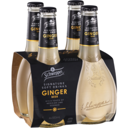 Photo of Schweppes Signature Soft Drinks Ginger Beer 4.0x300ml