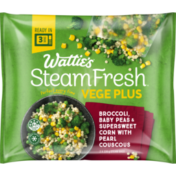 Photo of Wattie's Steam Fresh Broccoli, Peas & Couscous