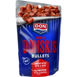 Photo of Don Donskis Bullets Hot Salami 100gm