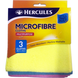Photo of Hercules Microfibre Cloths 3pk