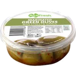 Photo of Ausfrsh Olive Green Chilli & Garlic 220gm
