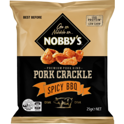 Photo of Nobby's Pork Crackle Spicy BBQ 25g