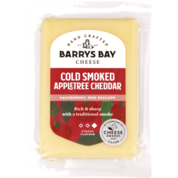 Photo of Barrys Bay Cheese Appletree Cold Smoked Cheddar 110g