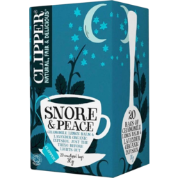 Photo of Clipper Organic Snore & Peace Tea Bags 20 Pack