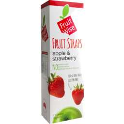 Photo of Fruit Wise Apple & Strawberry Fruit Straps 5 Pack 70g