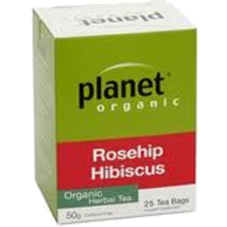 Photo of Planet Organics Org Rosehip Hibiscus Tea 25 Bags