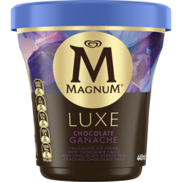 Photo of Magnum Luxe Ice Cream Dessert Tub Chocolate Ganache Frozen 440ml