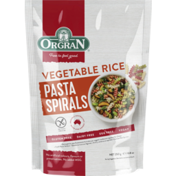 Photo of Orgran Gluten & Dairy Free Vegetable Rice Pasta Spirals