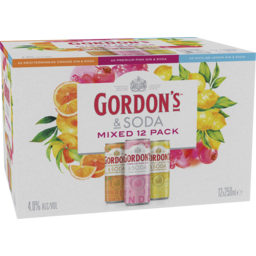 Photo of Gordon's Flavours Mixed 250ml