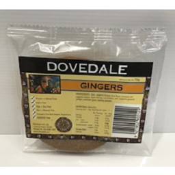 Photo of Dovedale Biscuit Gluten Free Gingers Singles 75g 