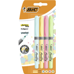 Photo of Bic Briteliner Highlighters Pastel Colours 4 Pack