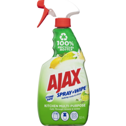 Photo of Ajax Spray N Wipe Kitchen Baking Soda Multipurpose Cleaner Trigger Spray 500ml